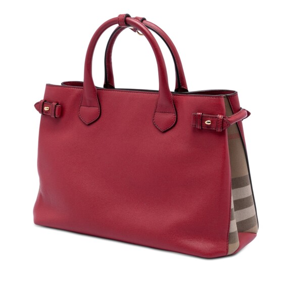 Burberry Medium Leather And House Check #271638B55B main image 4